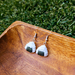 Hand Embroidered Japanese Rice ball Earrings