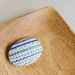 Hand Embroidered Pattern Brooch/ Pin