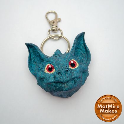 3D Printed Keyring - Bat Head