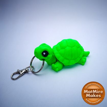 3D Printed Keyring - Tortoise