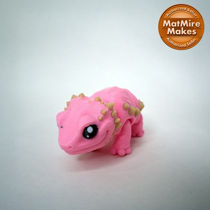 3D Printed Fidget Toy - Pink Baby Bearded Dragon