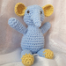 Cuddly crocheted elephant