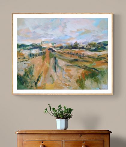 'Vantage Point' Original landscape painting