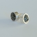 Sterling Silver and Pyrite Stud Earrings