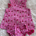 Baby Pinafore Dress and Panties  0-3 month