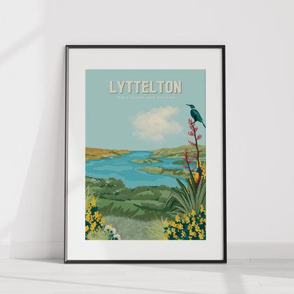 Lyttelton Harbour | A3 TRAVEL POSTER