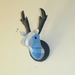 Stag Head Wall Hanging, River Blue