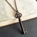 Abandoned Key: vintage-inspired key necklace