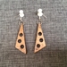 Solid Wood Earrings