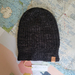 Hudson luxury beanie - Stonewash black NZ merino wool hat