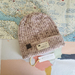 Hudson luxury eco handknitted beanie - organic merino wool hat