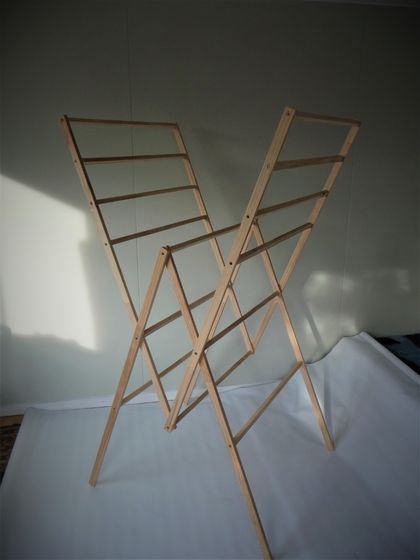 Recycled wood drying rack - the R2