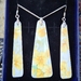 Yellow Pansies Pendant & Earring set (EP158)