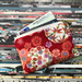 Japanese kimono print wallet