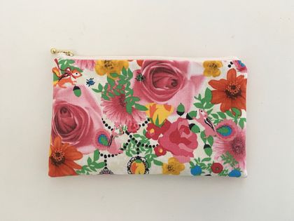SALE- Medium size pencil case / make-up pouch / toiletry pouch / clutch