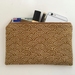 Mother’s Day Special - Seigaiha, traditional Japanese pattern medium size pencil case / make-up pouch / toiletry pouch / clutch
