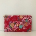 Japanese kimono print medium size pencil case / make-up pouch / toiletry pouch / clutch