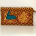 African print clutch / large size purse / travel pouch 