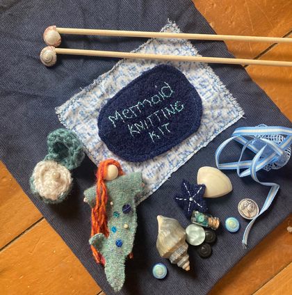 Mermaid knitting kit