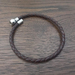 Men's Woven Leather Bracelet - Brown