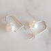 Arched Pearl Earrings