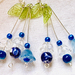 Earrings: Christmas Blue buds (Festive range)