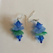 Earrings - Salvia guaranitica 'Black & Blue' (Floral Bouquet range)