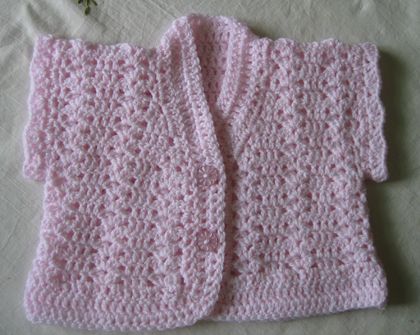 Baby crochet shrug