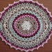 Crochet mandala/doily oval shape