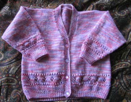 childs buttoned cardigan