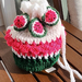 Handmade crochet- Watermelon themed bag