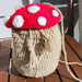 Handmade crochet - Mushroom bag