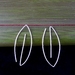 2 Way Large Leaf Earrings in Eco Silver