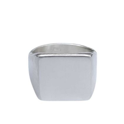 Epsom Signet Ring - Size Q - Sterling Silver