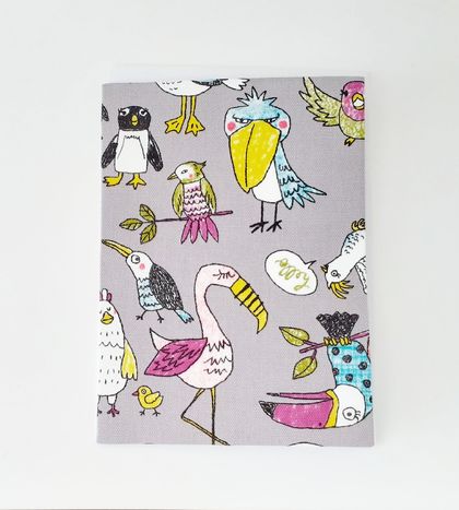 Fabric Covered Greeting Card