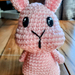 Pink Bubble Butt Plushie Bunny - Crochet