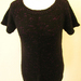 Black and magenta tunic