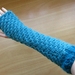 Shades of Jade extra long fingerless gloves