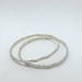 Textured Stacking Bangle - Sterling Silver