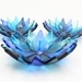 Tiny Flower Bowls - Blue
