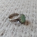Lovely chalcedony and sterling silver statement ring