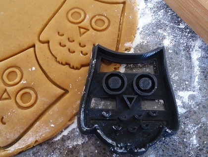 3D Printed Owl Cookie Cutter