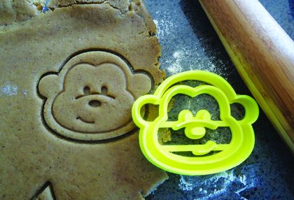 3D Printed Monkey Cookie Cutter