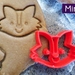 Mini 3D Printed Fox Cookie Cutter