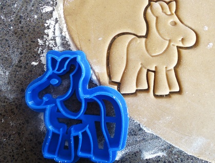 3D Printed Horse or Pony Cookie Cutter