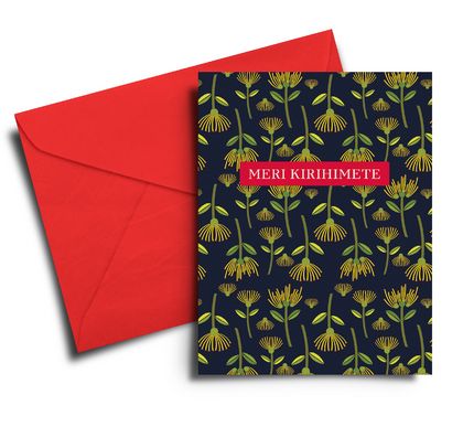 Meri Kirihimete (Merry Christmas) – A6 Greeting Card