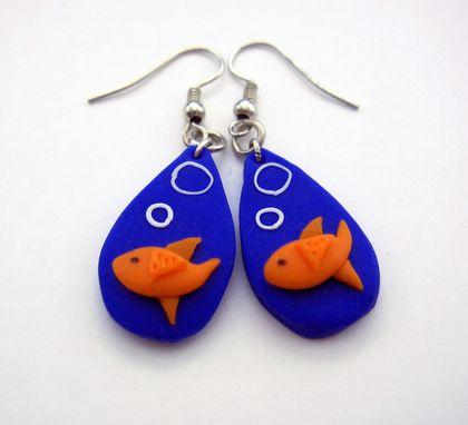 Goldfish earrings
