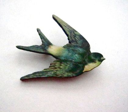 swooping swallow brooch