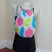 Bright abstract patterned swimbag or backpack