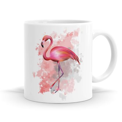Set of 4 Flamingo mugs 11oz Coffee / Soup / Tea Mug